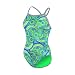DOLFIN UGLIES V-2 BACK SWIMSUIT WOMENS KANGA-BLU/GRN CRCLS SIZE 32