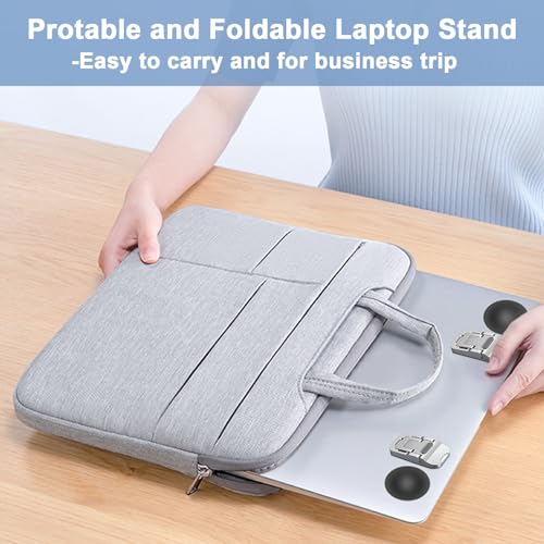 Base portátil ajustable para laptop y teclado zinc alloy miniatura 6