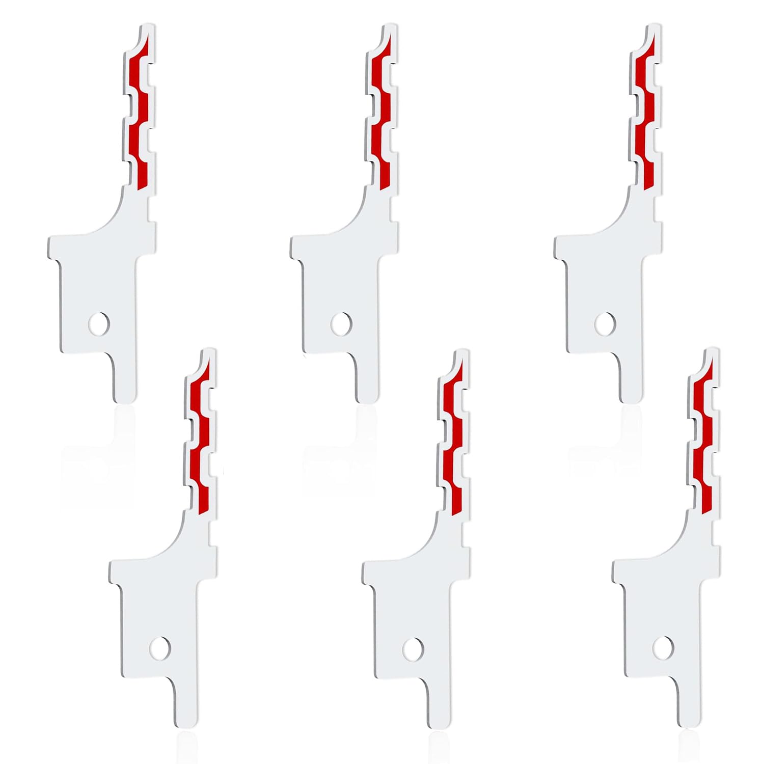 6 Pcs Drywall Reciprocating Saw Blades for Milwaukee Electric Tool Drywall Access Blade Kit Compatible with Hackzall Dewalt Sawzall Blades Blunt Point