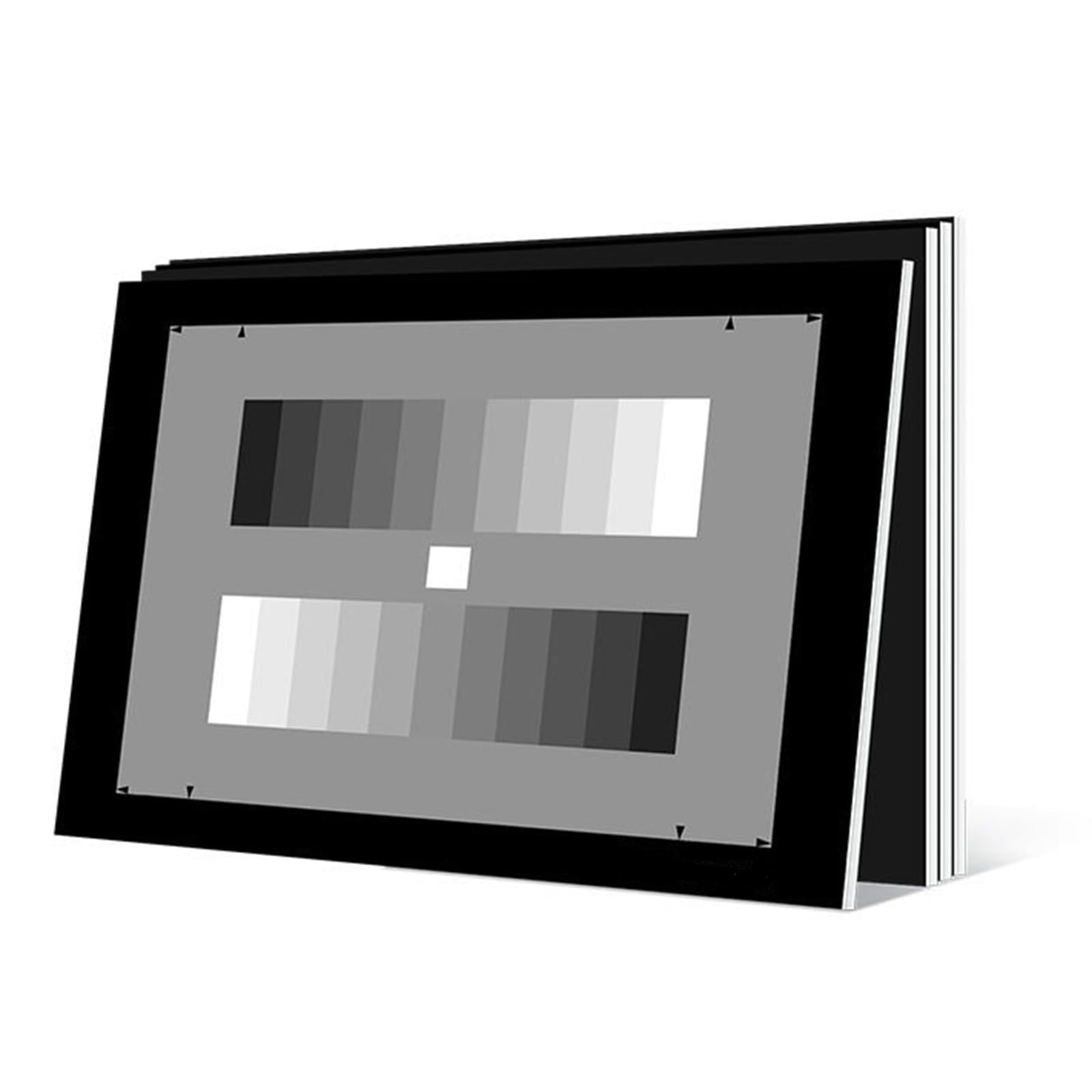 Tabla de prueba de escala de grises para calibración de color: ideal para fotógrafos y videógrafos para mejorar la calidad de imagen y lograr un color preciso en fotos y videos