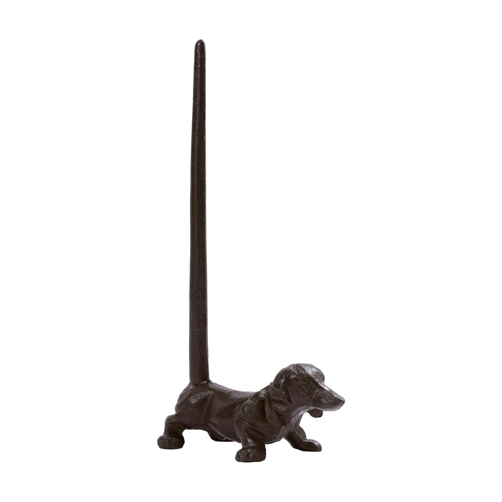 Creative Toilet Roll Holder Metal Dog Bathroom Toilet Roll Holder Free Standing Paper Roll Storage Rack Animal Shape Paper Tube Rack for Home Decoration Toilet Bathroom Kitchen 14.5×7.5×31cm