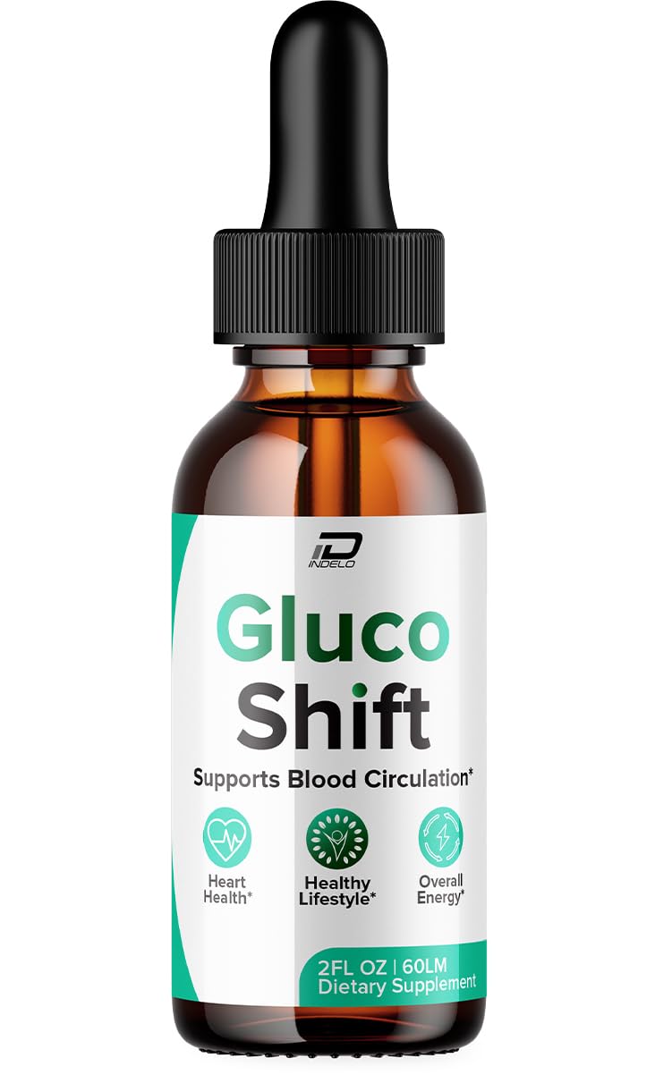 Gluco Shift Drops Healthy Formula - Dietary Supplement Drops - Extra Strength GlucoShift Liquid Drops, Gloco Shift Drops Reviews (1 Pack – 1 Month Supply)