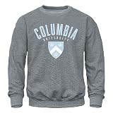 Barnesmith Columbia University Lions Crewneck Sweatshirt, Heritage, Charcoal Grey, Large
