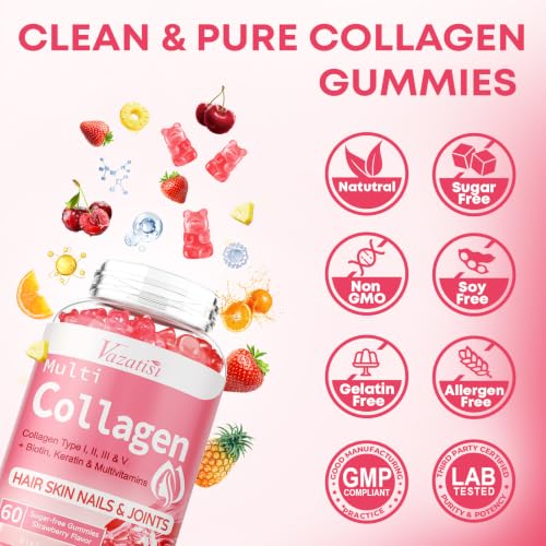Vazatisi Sugar Free Collagen Gummies