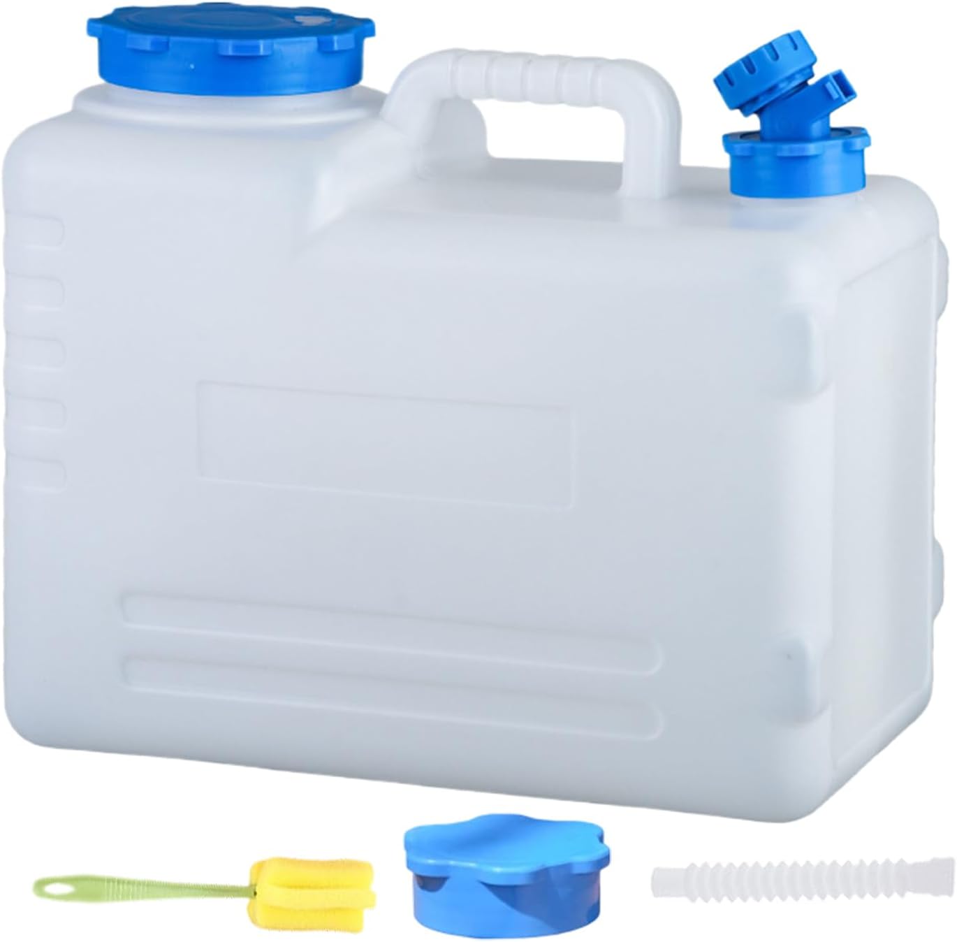 Camping Water Tank | Portable Adjustable Faucet Jug 15L - Water Storage Containers - for Friends Students Adults Men Women Home Outdoor Hiking Picnic Indoor