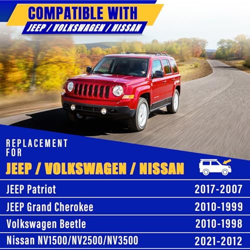 Image of 21 inch 21 inch Front Windshield Wiper blades Replacement for Jeep Patriot 2007-2017,Grand Cherokee 1999-2010,Nissan NV1500 /NV2500 /NV3500 2012-2021,Premium All-Season Replacement Automotive Windshield Wipers