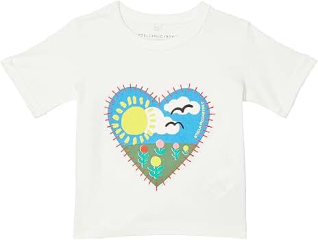 Amazon.com: Stella McCartney Girl's Tee with Heart Patch and Amazon.com: Stella McCartney Girl's Tee with Heart Patch and