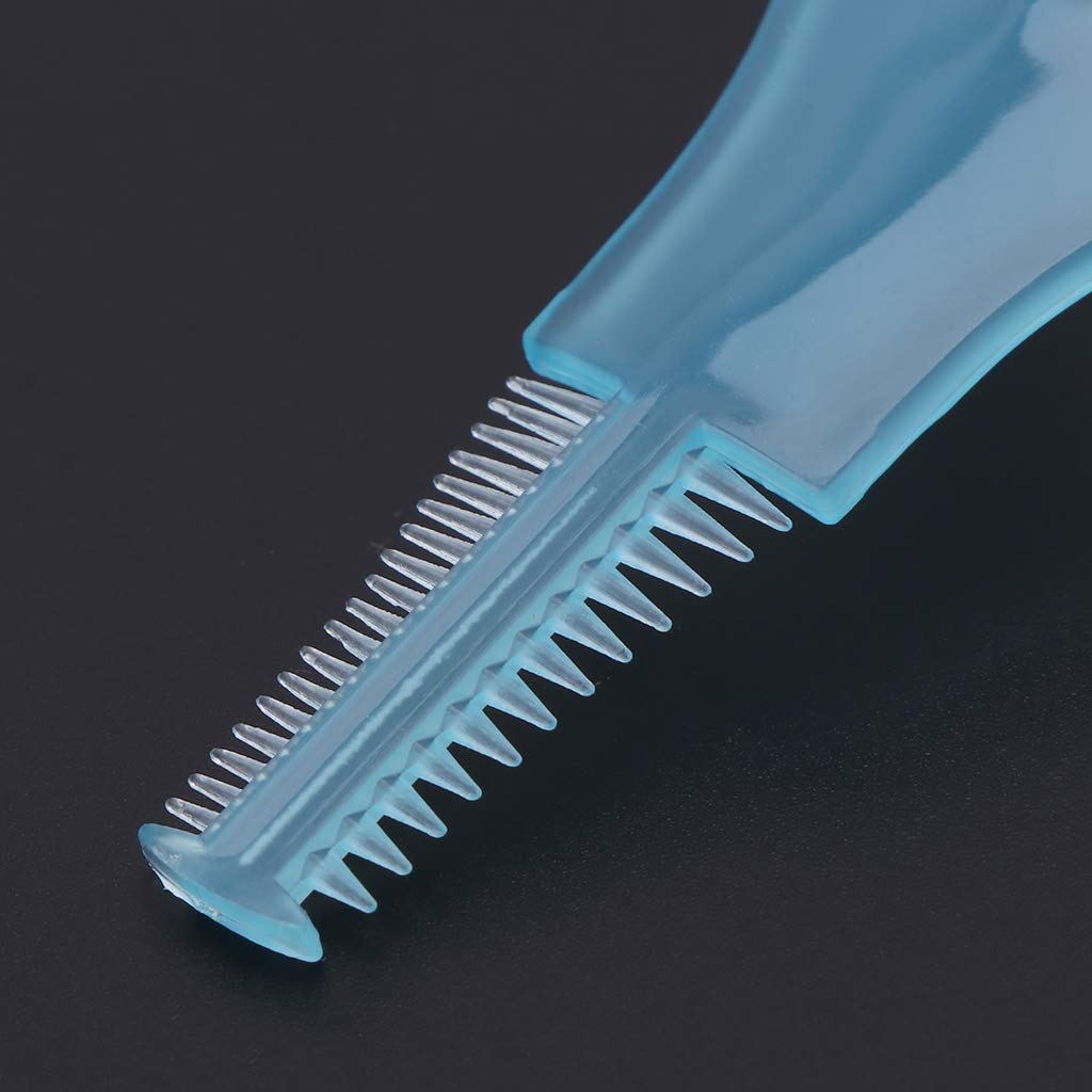 WOEIFGV 3 In1 Trendy Mascara Shield Guard Eyelash Comb Applicator Guide Card Makeup Tool