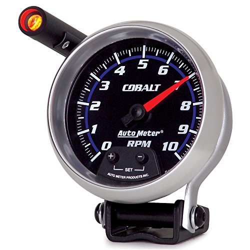 Auto Meter 6290 Cobalt 3-3/4" 10000 Rpm Pedestal Mount Tachometer Mini-Monster #TOP3