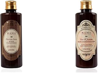 Kama Ayurveda Himalayan Deodar Hair Cleanser (Shampoo), 200ml & Kama Ayurveda Rose & Jasmine Hair Conditioner, 200ml-picture-56