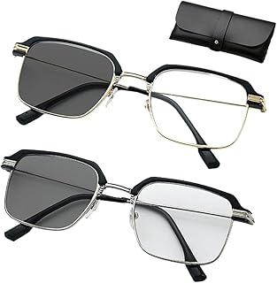 Smart Zoom Reading Glasses Distance&near Progressive Multi-focus for Women Men, Auto Focus Glasses Self Adjusting