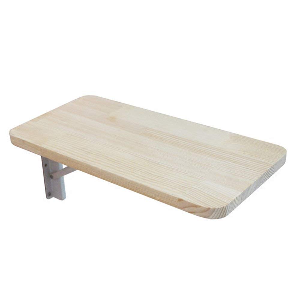 Table de cuisine murale rabattable bois pour petit studio 40cm