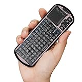 iPazzPort Voice Remote Control Keyboard and Bluetooth Mini Wireless Backlit Keyboard with Touchpad...