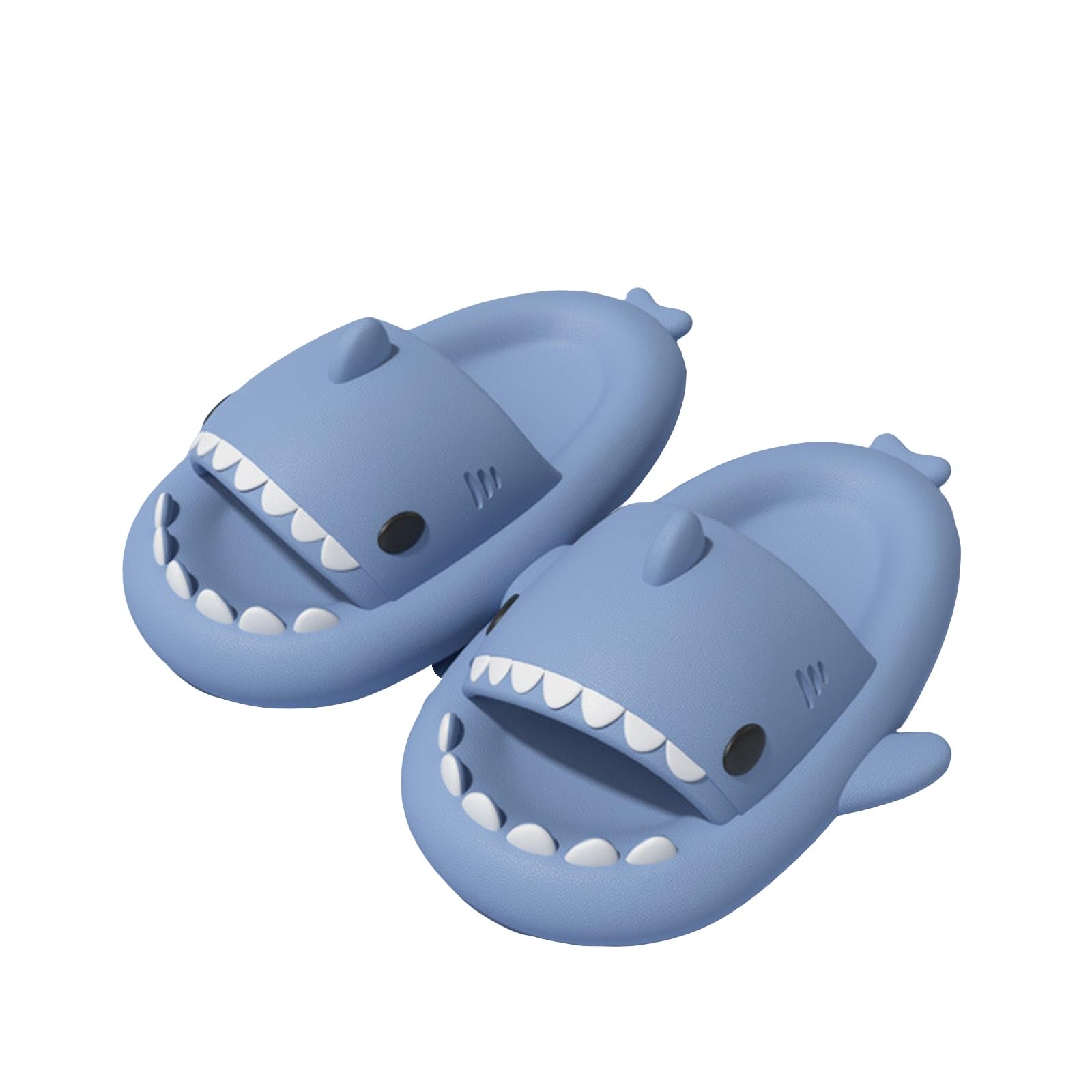 Shark slippers, Unisex Shark Flip Flop, Thick Sole Non-Slip, Shower Couple Open Toe Sandal, Cute Beach Flip Flop