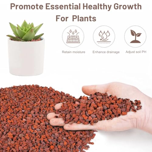 Image of Premier Plants Brown Lava Chips for Aquarium Substrate /Base for Indoor Plants /Aquarium Planted Soil Size 2-3MM 2 Liters (1.8Kg)