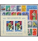 schweiz tiefseeforscher 1962  Goldhahn Schweiz 1962 postfrisch ** Nr. 747-763 Block 18 Briefmarken für Sammler