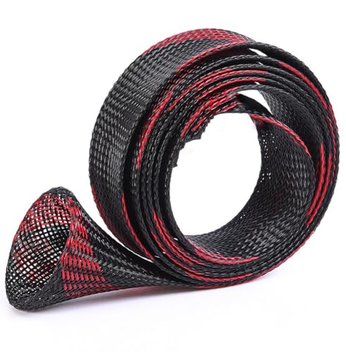 Metal Detector Cable Sleeves,Metal Detector Coil (Black Red)
