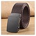 Srfghjs Ceinture Femme Nouveau Scooter TOIVAS Ceinture Men Femme Couteau Ajustable Sport EXTÉRIEUR Le TISSION DE Taille Male DE Taille Male 3.8CM (Farbe : Dunkelbraun, Gurt-Länge : 120 CM)
