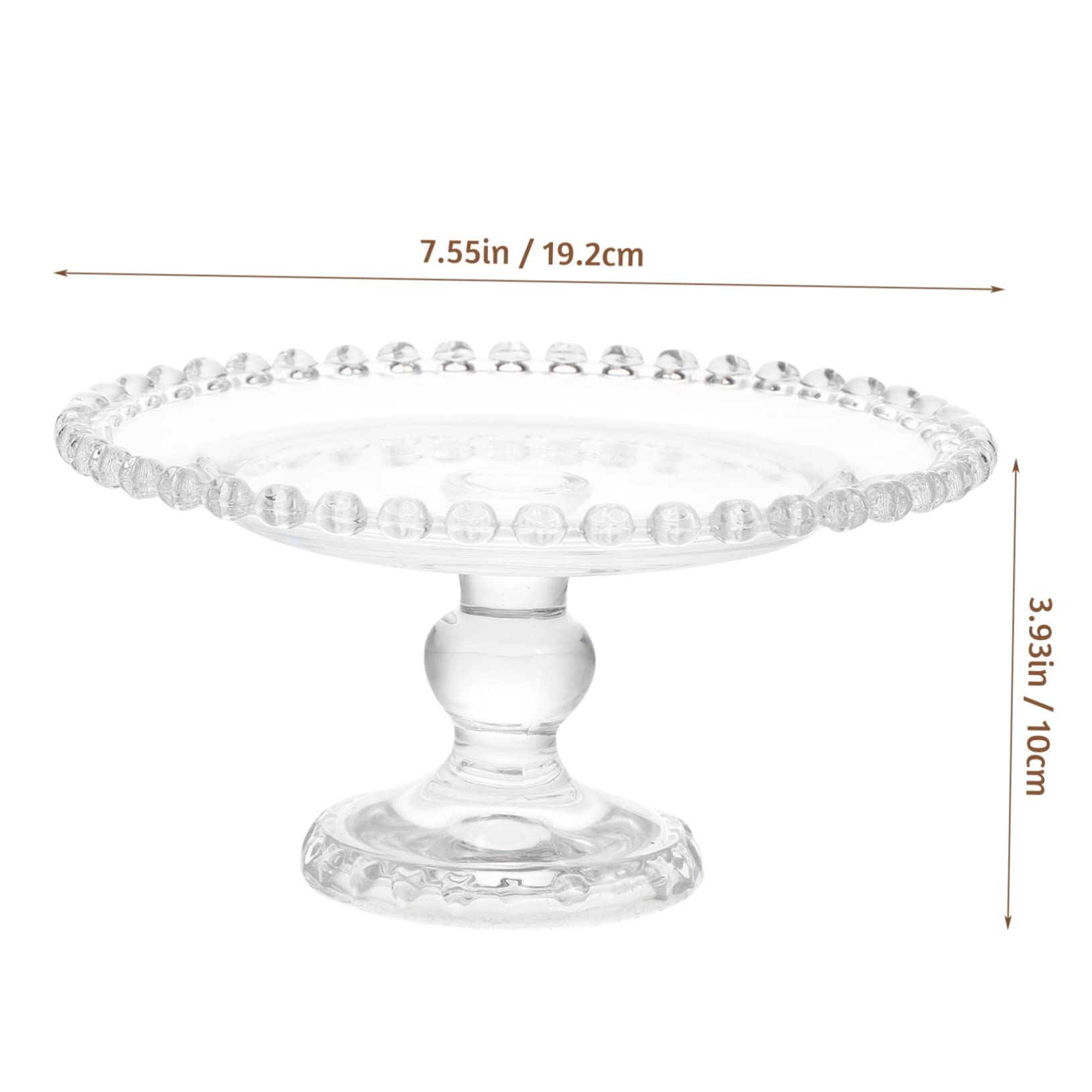 Soporte para Tartas, Soporte de Vidrio para Postres, Bandeja para Exhibición de Pasteles, Plato para Tartas con Pie, Soporte para Exhibición de Pasteles para la Cocina Del Hogar