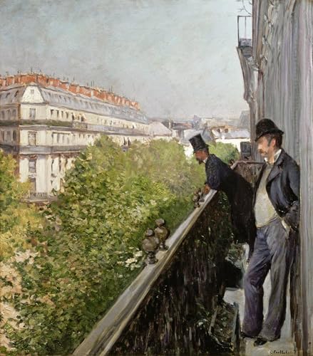 Graffiti art mural de Gustave Caillebotte pour sublimer le décor d'un salon ou d'un balcon