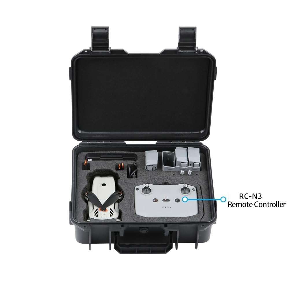Lito X1/Lito 1 Hülle, wasserdichte harte Tragetasche für DJI Lito X1/Lito 1 mit RC 2/RC-N3 Fernbedienung, tragbare Aufbewahrungstasche Reisetasche Tragetasche für DJI Lito X1 Fly Mehr Combo Zubehör