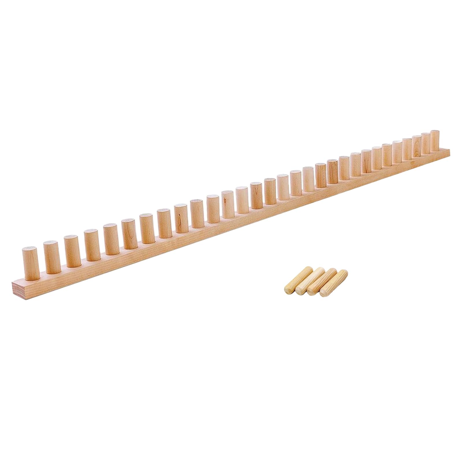 Wooden Knitting Weaving Machine Kit for DIY Blankets,Foldable Wood Frame,No Needles Required,Suitable for Beginners