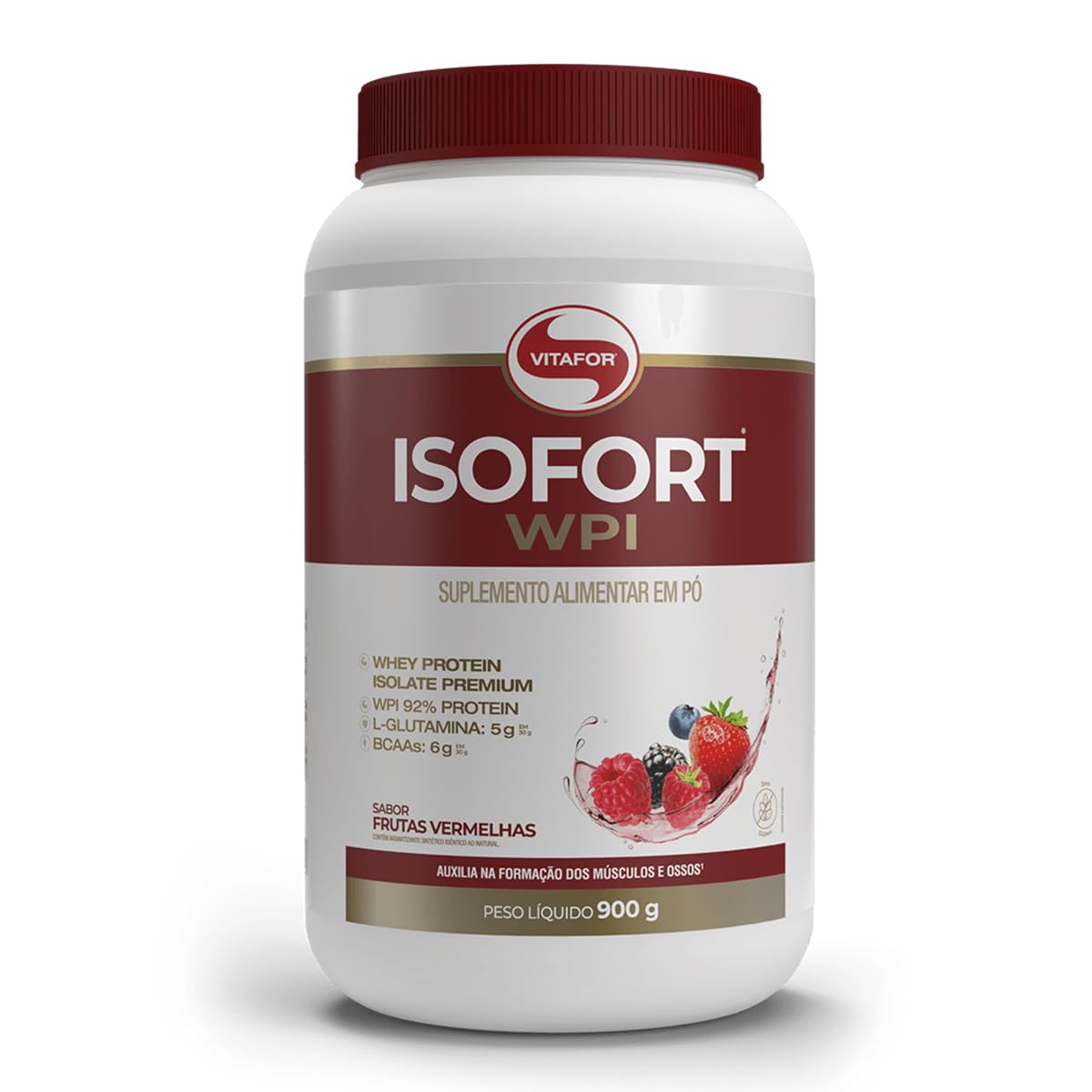 Kit 5 Isofort Vitafor Whey Protein 900g Frutas Vermelhas em promoção! Veja a oferta e mais achadinhos de Vitaminas & Suplementos 3 Hoje é o melhor dia para comprar Kit 5 Isofort Vitafor Whey Protein 900g Frutas Vermelhas com aquele preço maroto! Promoção! Aproveite a oferta! 3