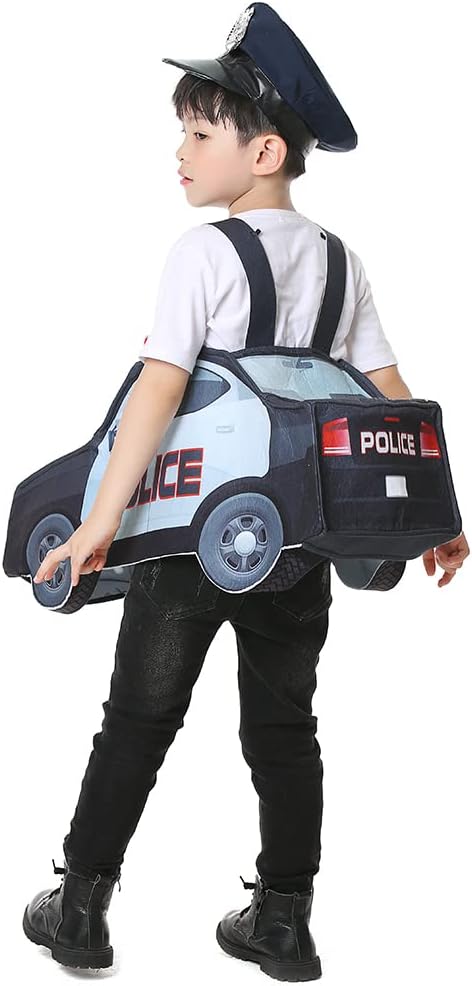 Seasons Toddler Police Car Costume for Child 3-5 Years