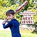 Franklin Sports Kids MLB Slammin' Baseball Bat & Ball Set - Youth Plastic Baseball Bat + Ball - Fun Backyard Toy for Boys + Girls - 30