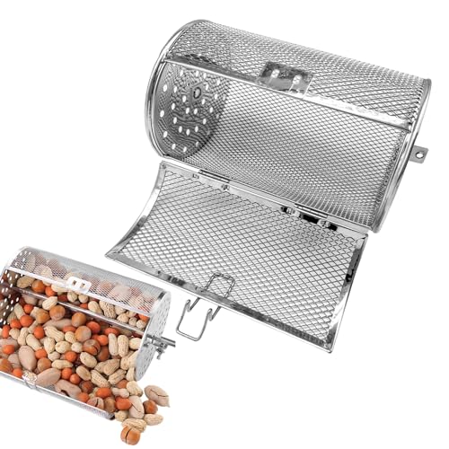 Stainless Steel Rotisserie Grill Basket