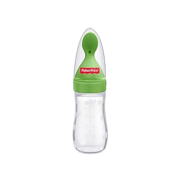 Fisher-Price Squeezy Silicone Food Feeder, Green, 125ml - image, photos