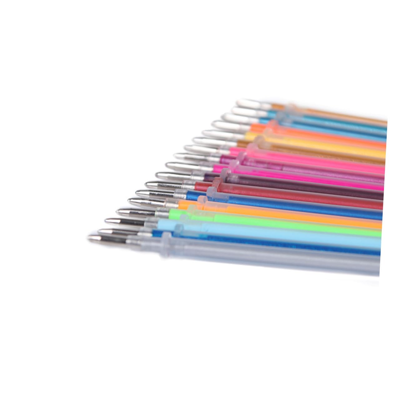 SEWACC 300 Pièces Recharges Stylos Gel Couleur Pointe Fine Encre pour Dessin Scrapbooking Bureau École