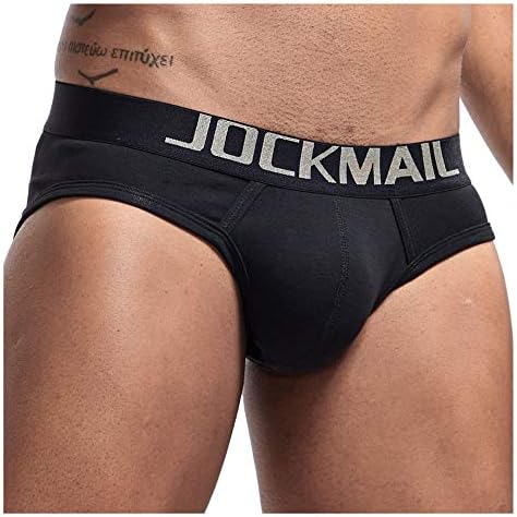 JOCKMAIL Heren Boxer Slips U Pouch Lage Taille Mesh Stretch Fit Ondergoed voor Mannen, Blauw, XL