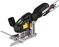 Vista 1 de Worx WX420L 3 Amp Versacut Sierra circular compacta eléctrica de 3-3/8 pulgadas con tecnología de guía láser