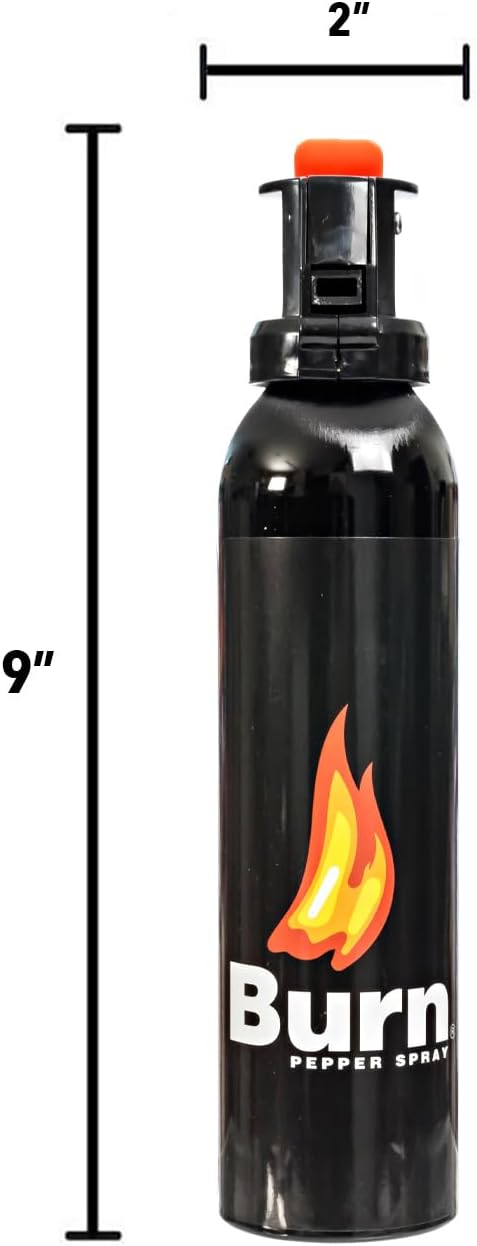 Burn Heavy Duty Pepper Spray Fogger for Home Protection Self Defense - 20 fl oz & 10 fl oz Combo
