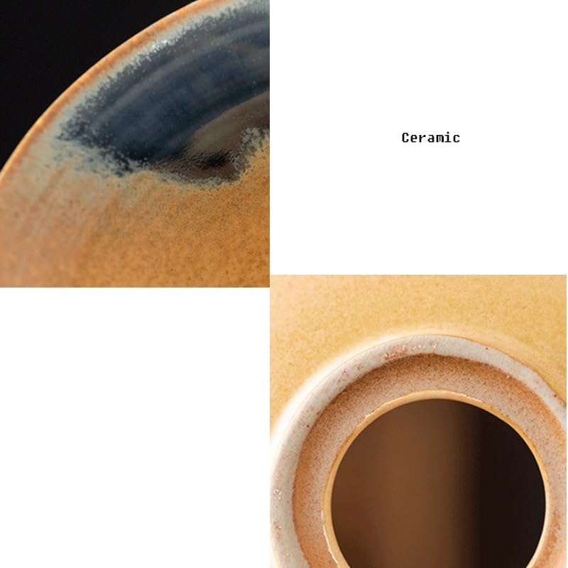 Kiln Transformed Ceramic Cups Rough Earthenware Mugs Coffee Cup Saucer Cover