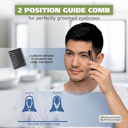 Wahl Micro Groomsman Battery Personal Trimmer for Eyebrows, Nose & Ear - 1
