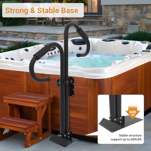 Neorexon Two-Way Hot Tub Handrails, 38"-58" Adjustable Height SPA Handrail by Neorexon - Image 4