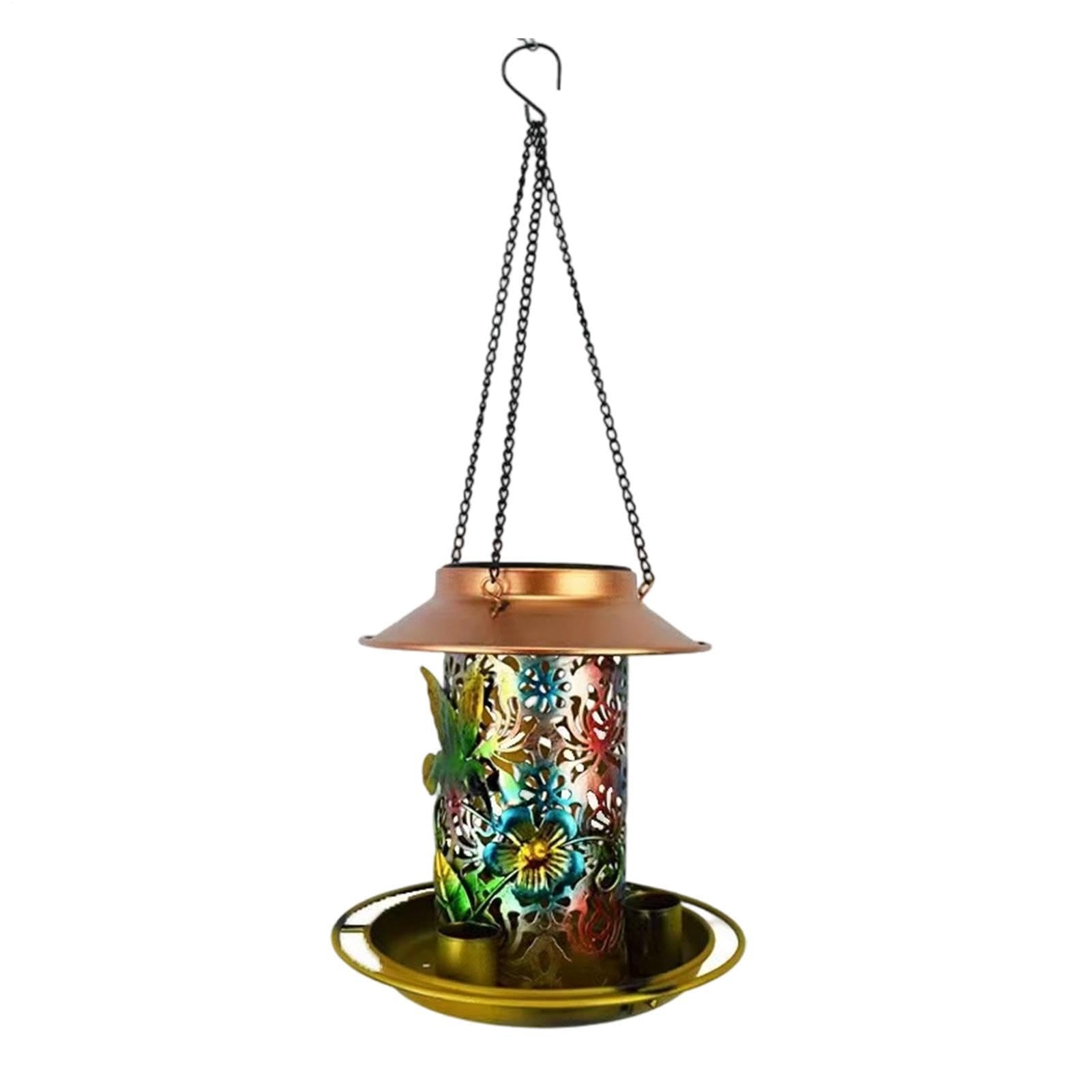 Mangeoire à oiseaux solaire pour illuminer votre jardin et extérieur