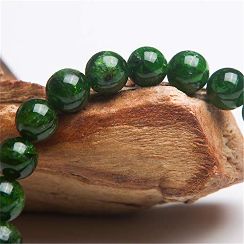 Bracelet Diopside Vert extensible ajustable qui ne serre pas le poignet - 2