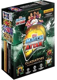 Topps UCC Match Attax 2025/26 - Random Mega Tin - Contains 45 Match Attax Cards Plus 3 Exclusive Gladiators LE Cards.