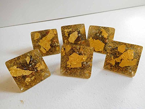 2 Amber Prosperity Small Pyramids Crystal Orgone Generator Energy Accumulator Steel! 528Hz/7.83Hz/Advance Harmonics Many Beautiful Ingredients And Colors!! (Amber Prosperity 24Kflks/Pwdr) #TOP5