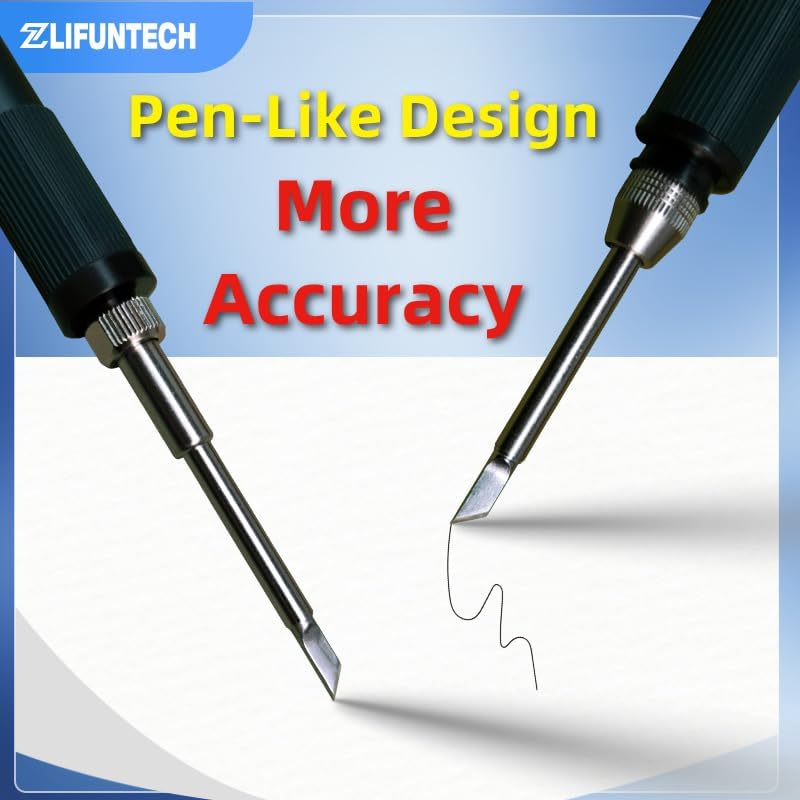 Intelligent Portable Welding Pen, T12-K, Short/7.5inch, Smart Soldering Iron, Fastly Tin Melting, 65W Type-C PD/QC, 180~450 ℃, Mini Household Electronic Equipment, Constant Temperature Control, OLED.