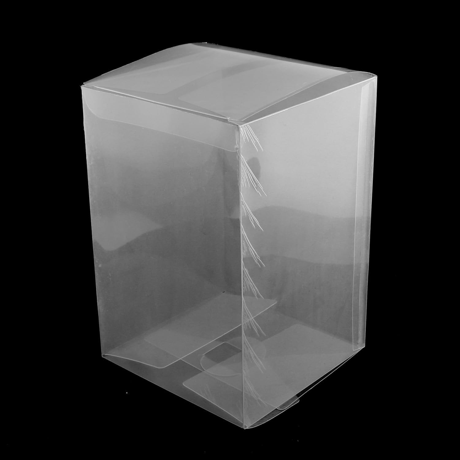 MEETOOT METOOT 10pcs Clear Gift Boxes 4x4x6 Inches Plastic Gift Packaging Boxes, Suitable for Candies, Chocolates and Desserts, Baby Shower Treats, Valentine's Day Holiday Gift Wrapping