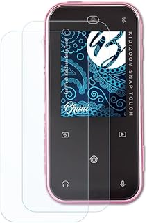 Bruni Screen Protector compatible with VTech KidiZoom Snap Touch Protector Film, crystal clear Protective Film (2X)