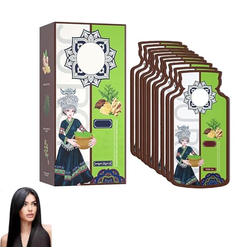 Ginger Plant Extract Anti-Hair Loss Hair Shampoo, Plant Extract Ginger Shampoo for Hair Growth, Ginger Anti Hair Loss Shampoo Oil Control Ginger Shampoo for Women & Men (1Box/200ML)