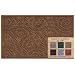 Bungalow Flooring Waterhog Indoor/Outdoor Doormat, 3' x 5', Skid Resistant, Easy to Clean, Catches Water and Debris, Boxwood Collection, Dark Brown