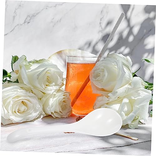 Cuillères à soupe en céramique résistantes aux éclats pour service de table durable - 7