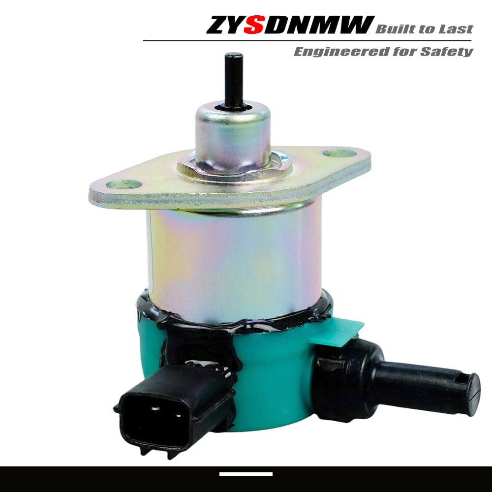 17208-60015 12V Fuel Shut Off Solenoid Fit for Kubota Engine D905 D1005 D1105 V1205 V1305 V1505 Stop Solenoid 17208-60010 17208-60012 17208-60016 17208-60017