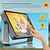KODAK Wireless Digital Picture Frame with 4000mAh Battery Powered,10.1 Inch 1920x1200 G+G IPS Touch Screen Digital Picture Frame, 32GB Storage, Auto-Rotate, KODAK APP, Gifts for Women